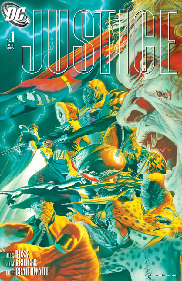 Justice #1A, #1B, #2-11, #12A, #12B (2005-2007) (SET OF 14 COMICS) (COMPLETE)