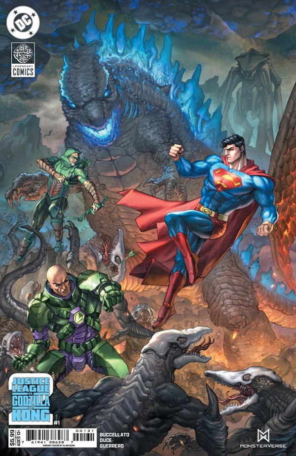 Justice League vs. Godzilla vs. Kong 2 #1 - Cover C - Alan Quah Connecting Variant (2025)