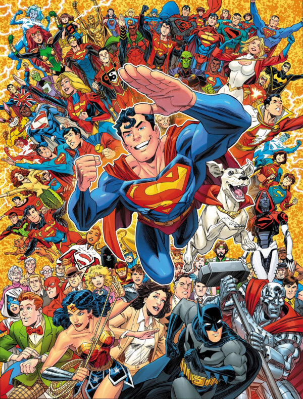 Superman Treasury 2025: Hero for All #1 - Cover C - Scott Koblish Friends and Foes Wraparound Variant (One-Shot) (2025)