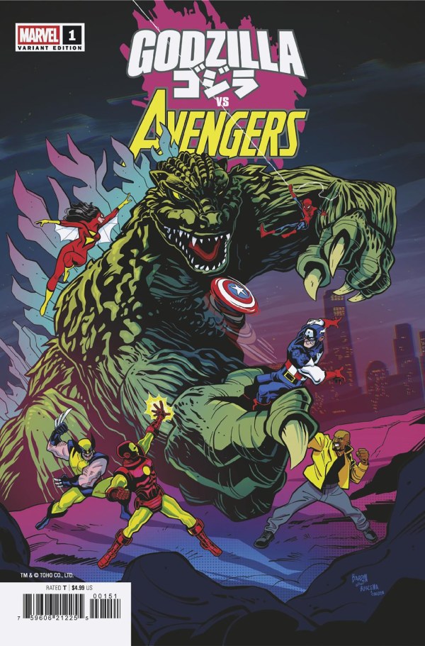 Godzilla vs. Avengers #1 - Dave Bardin Variant (One-Shot) (2025)