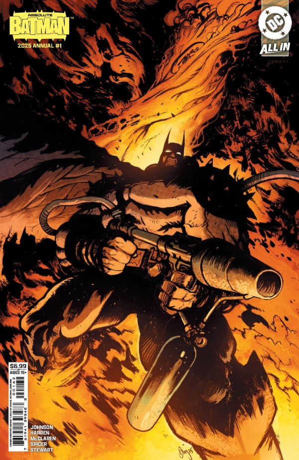Absolute Batman 2025 Annual #1 - 2nd Printing - Daniel Warren Johnson Flamethrower (One-Shot) (2026)