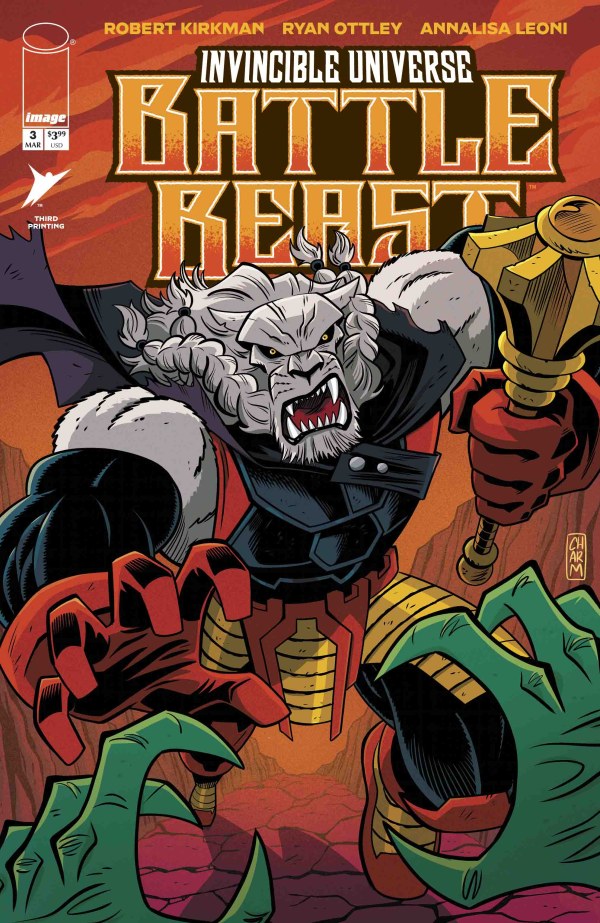 Invincible Universe: Battle Beast #3 - 3rd Printing Derek Charm (2026)