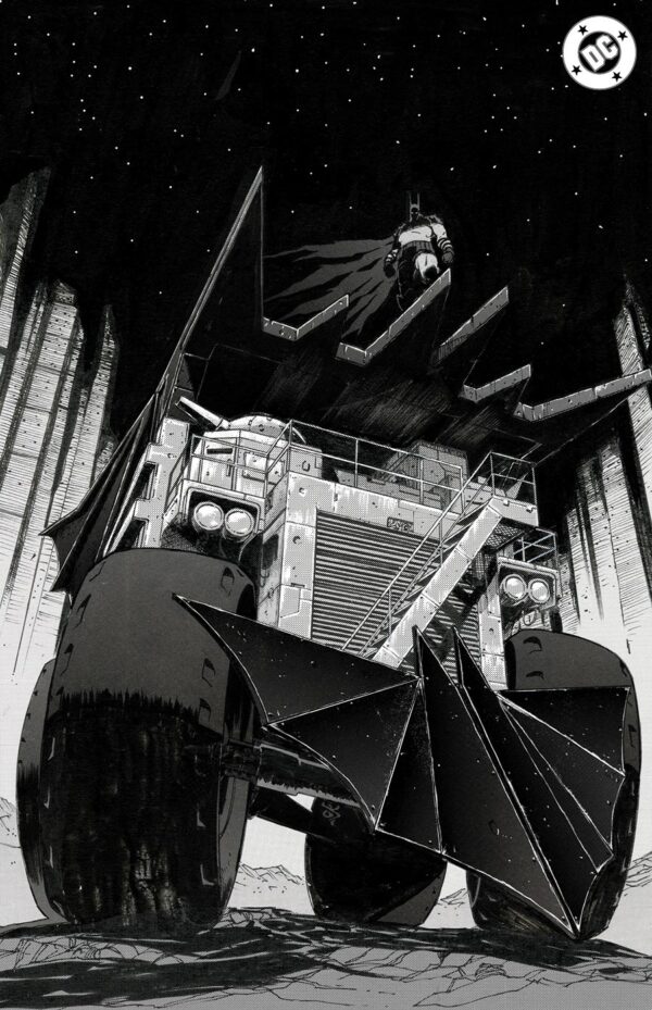 Absolute Batman 2025 Annual #1 - 3rd Printing - Nick Dragotta Black & White Foil Virgin Variant (One-Shot) (2026)