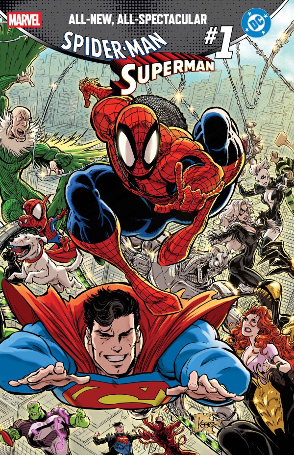 Marvel/DC: Spider-Man/Superman #1 - Kaare Andrews Wraparound Variant (One-Shot) (2026)